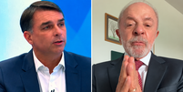  Foto: Flávio Bolsonaro e Lula (Fotos: Reprodução/Instagram) / Gávea News