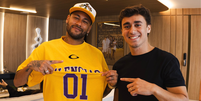 Neymar se encontra com Nikolas Ferreira  Foto: Reprodu&ccedil;&atilde;o/Instagram