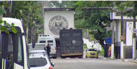 Entrada do Complexo Penitenci&aacute;rio de Gericin&oacute;, em Bangu  Foto: Reprodu&ccedil;&atilde;o/TV Globo