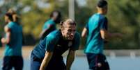 Jogadores do Monaco durante atividade de prepara&ccedil;&atilde;o para encarar o Lille - Foto: Divulga&ccedil;&atilde;o / Jogada10
