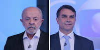 Lula (PT) e Fl&aacute;vio Bolsonaro (PL) participaram de debate na Globo nesta sexta-feira, 24  Foto: Estad&atilde;o Conte&uacute;do