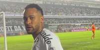 Neymar foi expulso ap&oacute;s discuss&atilde;o com Rodrigo Nestor, do Bahia. Foto: Reprodu&ccedil;&atilde;o/Instagram