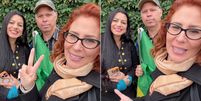 Carla Zambelli posta vídeo a caminho da votação   Foto: Reprodução