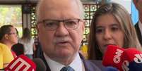 Presidente do STF, Edson Fachin vota em Brasília e diz que desafios aguardam o próximo presidente eleito  Foto: Reprodução/Globonews