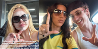 Vivi Wanderley manda indireta nas redes | Marina Sena e Juliano Floss juntos  Foto: Reprodução Instagram
