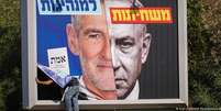 Disputa principal &eacute; entre o democrata Yair Gol&aacute;n, ex-vice-chefe do Estado-Maior, e o atual primeiro-ministro, Benjamin Netanyahu  Foto: DW / Deutsche Welle