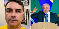 Fl&aacute;vio se recolhe em Bras&iacute;lia, evita exposi&ccedil;&atilde;o p&uacute;blica e visita Jair Bolsonaro; Lula faz reuni&atilde;o com ministros  Foto: Divulga&ccedil;&atilde;o/Fl&aacute;vio Bolsonaro | Divulga&ccedil;&atilde;o/Ricardo Stuckert