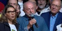 Lula discursa para multidão na Avenid Paulista após vencer eleições para presidente  Foto: Reprodução/Globo