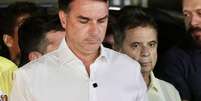 Flávio Bolsonaro não reconheceu a derrota   Foto: FREDERICO BRASIL/THENEWS2 / Estadão