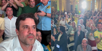 Antes de derrota, Pablo Marçal e Eduardo Bolsonaro comemoraram virada de Flávio  Foto: Reprodução/Redes Sociais