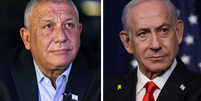 Pesquisas publicadas na semana passada sugerem que Gadi Eisenkot (&agrave; esquerda) est&aacute; em uma disputa acirrada com Benjamin Netanyahu (&agrave; direita)  Foto: Reuters / Getty Images / BBC News Brasil