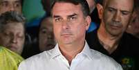O ex-candidato &agrave; presid&ecirc;ncia, Fl&aacute;vio Bolsonaro (PL)  Foto: 