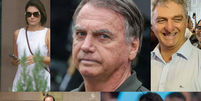 Fam&iacute;lia Bolsonaro. De cima e &agrave; esquerda em diante: Fl&aacute;vio, Eduardo, Michelle, Jair, Renato, Carlos e Jair Renan  Foto: Wilton Junior, Reprodu&ccedil;&atilde;o, Wilton Junior, Fabio Rodrigues Pozzebom, Reprodu&ccedil;&atilde;o, Reprodu&ccedil;&atilde;o, Dida Sampaio / Estad&atilde;o Conte&uacute;do, SBT News, Estad&atilde;o Conte&uacute;do, Ag&ecirc;ncia Brasil, Instagram, TV C&acirc;mara do Rio de Janeiro, Estad&atilde;o Conte&uacute;do