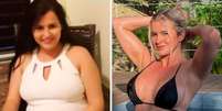 Aline Limas antes e depois do processo de emagrecimento  Foto: Reprodu&ccedil;&atilde;o Instagram | @alinelimasofc