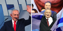 Os candidatos Benjamin Netanyahu e Gadi Eisenkot  Foto: Reuters e EPA/Shutterstock / BBC News Brasil