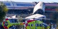 Nos trens viajavam mais de 500 pessoas  Foto: EPA / BBC News Brasil