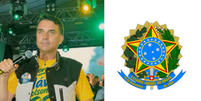 Fl&aacute;vio Bolsonaro (PL) divulga comunicado com bras&atilde;o antigo do Brasil  Foto: Reprodu&ccedil;&atilde;o/Instagram/flaviobolsonaro