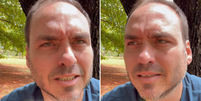 Carlos Bolsonaro fala sobre visita a Jair Bolsonaro  Foto: Reprodução/Instagram/carlosbolsonaro