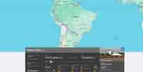 Jato usado por Flávio Bolsonaro (PL) em fuga aos EUA desviou do espaço aéreo brasileiro para evitar interceptação   Foto: Reprodução/FlightRadar