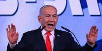 Coaliz&atilde;o de Netanyahu obteve 53 assentos no Parlamento, de um total de 120  Foto: ANSA / Ansa - Brasil