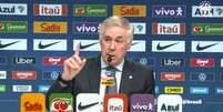 Carlo Ancelotti durante convoca&ccedil;&atilde;o da Sele&ccedil;&atilde;o Brasileira nesta quinta-feira, 29  Foto: Reprodu&ccedil;&atilde;o/CBF/YouTube