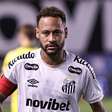 Santos confirma lesão muscular de Neymar na coxa direita