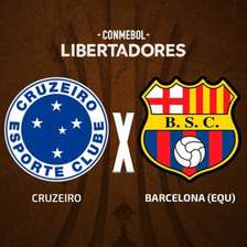 Cruzeiro x Barcelona de Guayaquil, AO VIVO, com a Voz do Esporte, às 20h