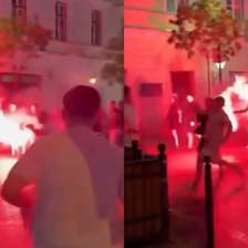Torcedores de PSG e Arsenal entram em confronto antes da final da Champions League; assista