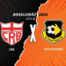 CRB x São Bernardo: onde assistir, escalações e arbitragem
