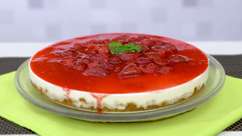 Cheesecake com frutas vermelhas