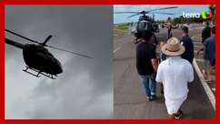 Helicóptero de Neymar é usado em resgate de vítimas no ...