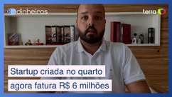 Em seu quarto, ele cle criou uma startup que fatura R$ 6 ...