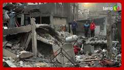 Novas imagens mostram destruição em Gaza após ataques de ...