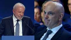 Em frente a Moraes, Lula diz que Trump deu 'presente de ...