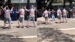 Terceirizados da Enel gravam dancinha na Paulista em ...