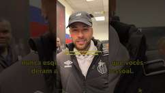 Neymar agradece carinho da torcida do San Lorenzo: ...
