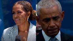 Barack Obama se emociona com discurso poderoso da ...