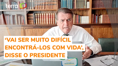 "Fizeram alguma maldade", diz Bolsonaro sobre desaparecidos