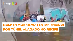 Mulher morre após entrar com carro em túnel alagado no Recife