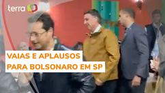 Bolsonaro sai de churrascaria em SP sob vaias e aplausos