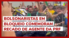 Agente da PRF vai a bloqueio bolsonarista e descarta ação: "Única ordem é estar aqui com vocês"