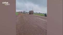 VÍDEO: Carreta se solta de caminhão e é deixada na rodovia em Toledo