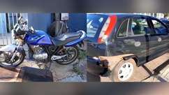 Motociclista de 30 anos fica ferido em acidente no bairro Pacaembu em Cascavel