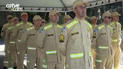 Cerimônia marca comemoração pelo dia do bombeiro em Curitiba