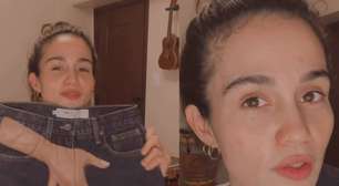 Nanda Costa faz leilão de calça inusitada em prol de vítimas do RS