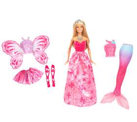 Com vestido de Led ou de princesa, Barbie conquista meninas