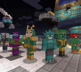 Minecraft' para Xbox 360 recebe armaduras dos 'Vingadores