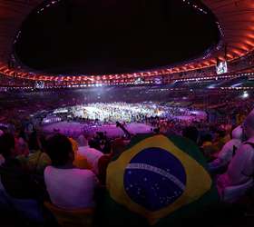 Festa de cores, música e emoção encerra, no Maracanã, os Jogos Olímpicos do  Rio — Rede do Esporte