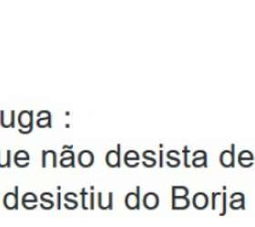 Fim da novela? Provável chegada de Borja ao Palmeiras rende brincadeiras na  web