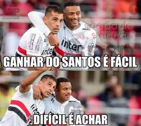 Os melhores memes da vitória do São Paulo sobre o Santos